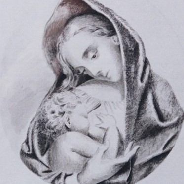 Virgen con niño Museo Marcial Moreno Pascual Lagartera