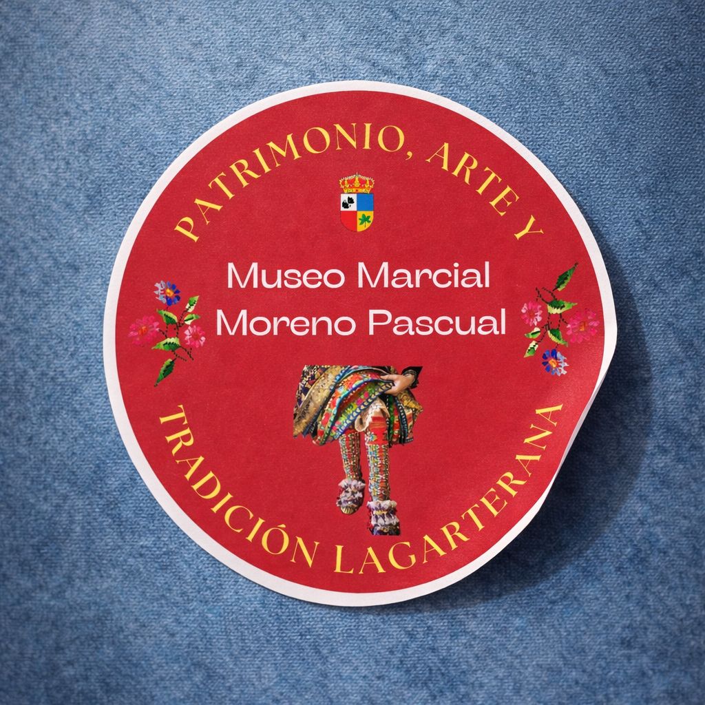 Pegatina Museo Marcial Moreno Pascual Lagartera