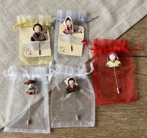 Alfileres lagarteranos Museo Marcial Moreno Pascual Lagartera